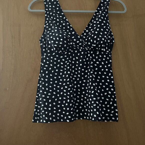 Land's End One Piece Swimtop Full Support Size 6D - Picture 3 of 14